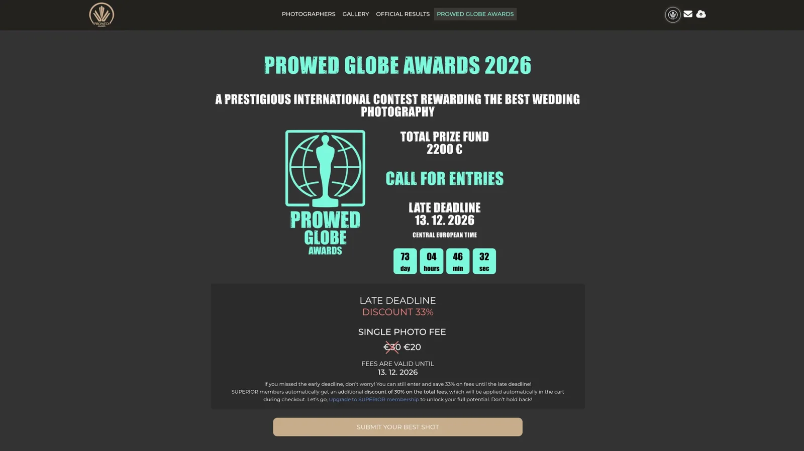PROWEDaward — PROWED Globe Awards 2026 contest